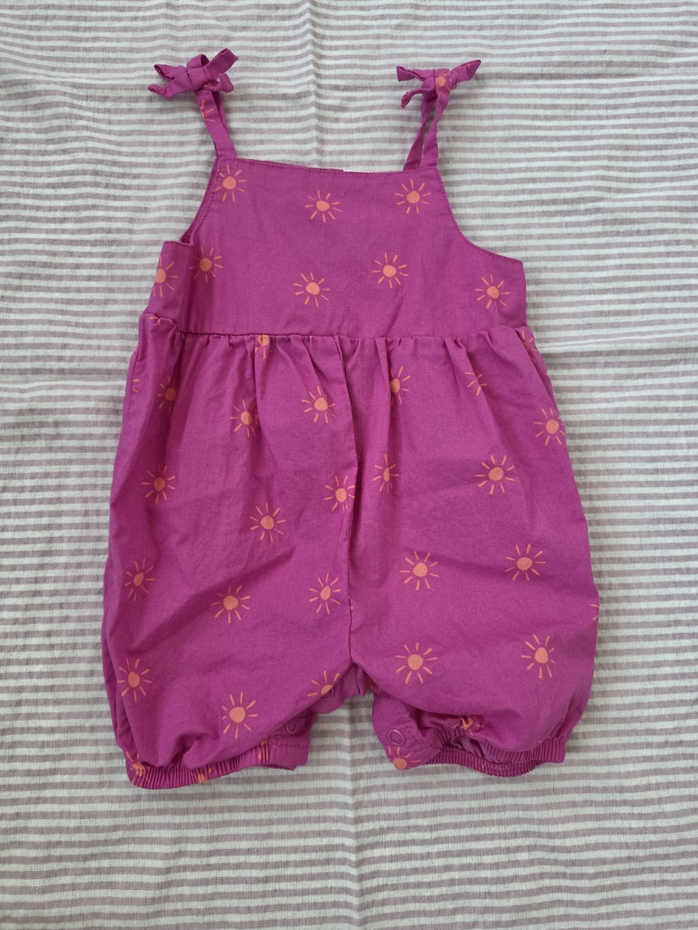 Carter’s Pink Sun Print Bubble Romper | 3M